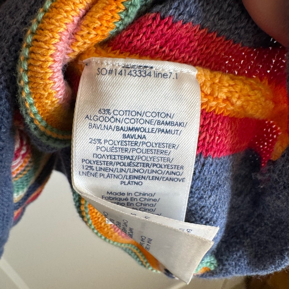 Chaps Colorful Boho Sweater - Picture 4 of 5